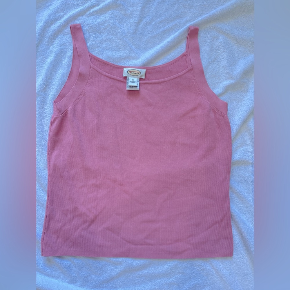 Vintage 90s Talbots Square Neck Tank Knit